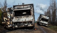 Los camioneros de Chile entregan una petición para evitar nuevos ataques incendiarios