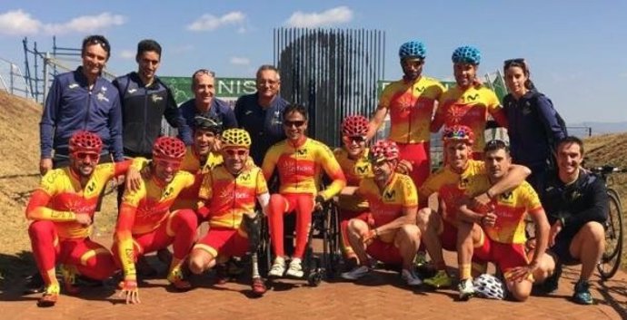 Equipo español de ciclismo paralímpico que disputará el Mundial de 2017 