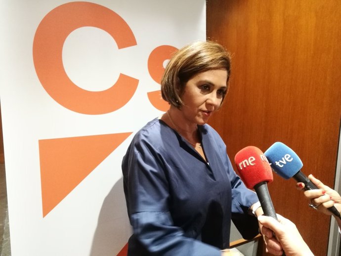 La portavoz parlamentaria de Cs Aragón, Susana Gaspar.