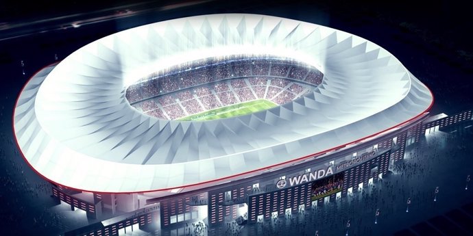 Nuevo estadio Wanda Metropolitano del Atlético de Madrid