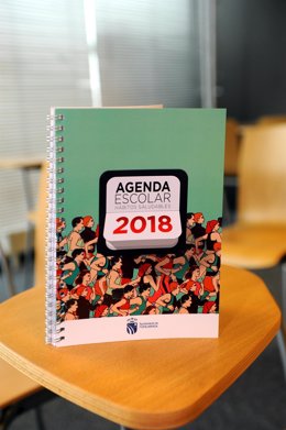 Ejemplar de la agenda escolar