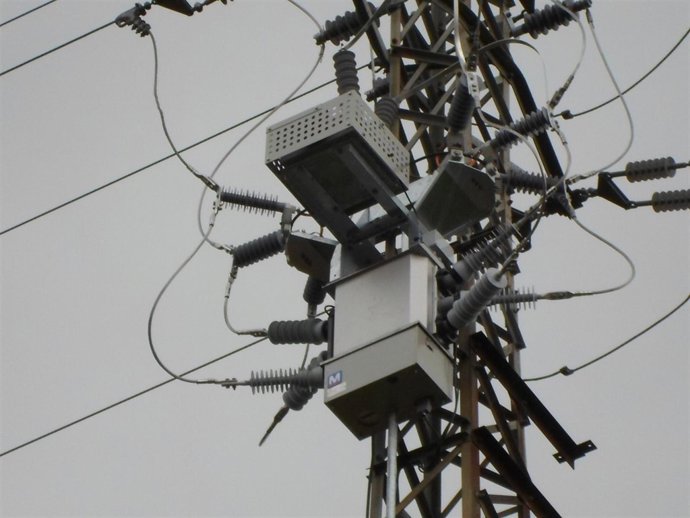 Seccionador de Endesa ubicado en la línea eléctrica del Ripollès