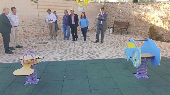 Parque de la Pesquera de Used, que visitó ayer Sánchez Quero.