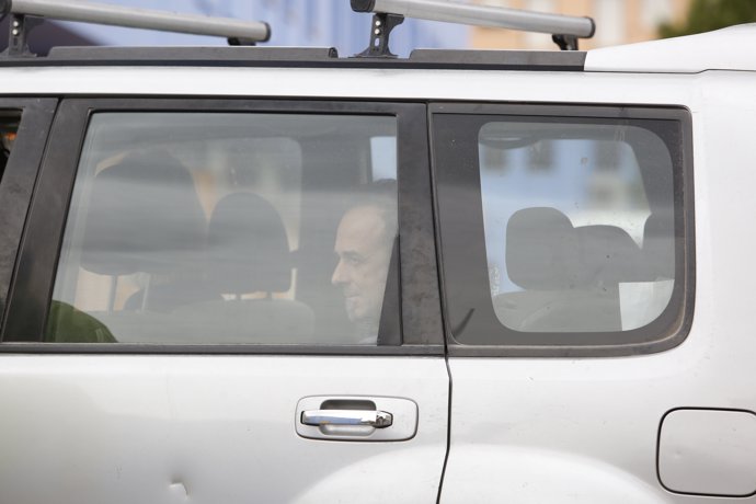 Francesco Arcuri arriba a la Comandància de la Guàrdia Civil