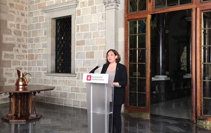 La alcaldesa de Barcelona, Ada Colau