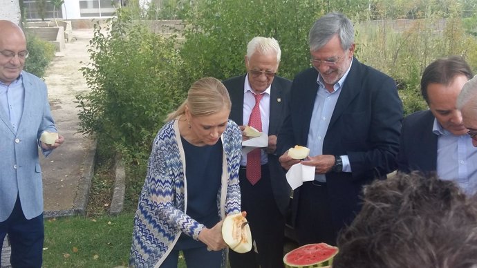 Cifuentes en la localidad de El Escorial