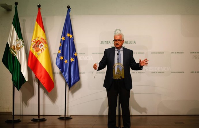 El vicepresidente de la Junta, Manuel Jiménez Barrios