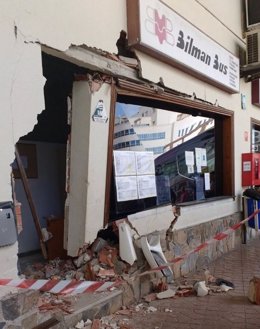 Así ha quedado la taquilla tras el accidente de autobús