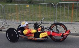 Sergio Garrote da a España su primera medalla en el Mundial de ciclismo adaptado