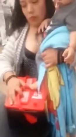 Una mexicana utiliza su bebé para robar en un supermercado