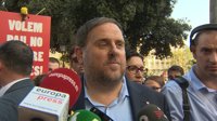 Junqueras cree que el votante del 'sí' y el del 'no' defienden los valores de la democracia