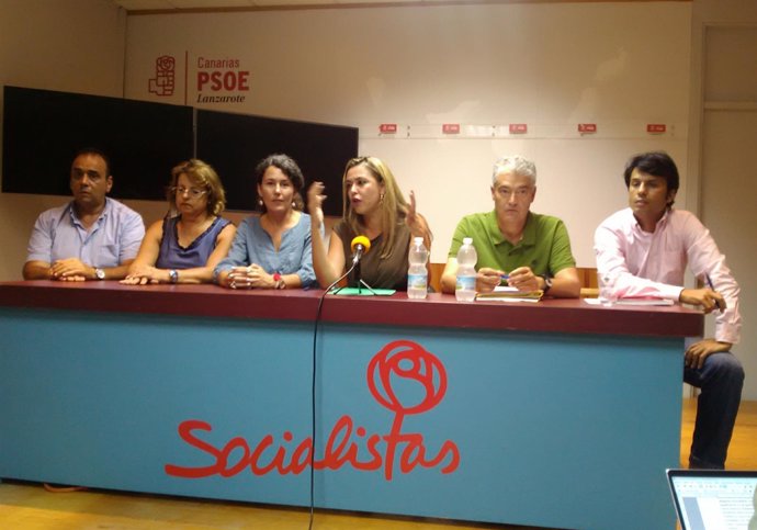 Rueda de prensa del PSOE de Lanzarote