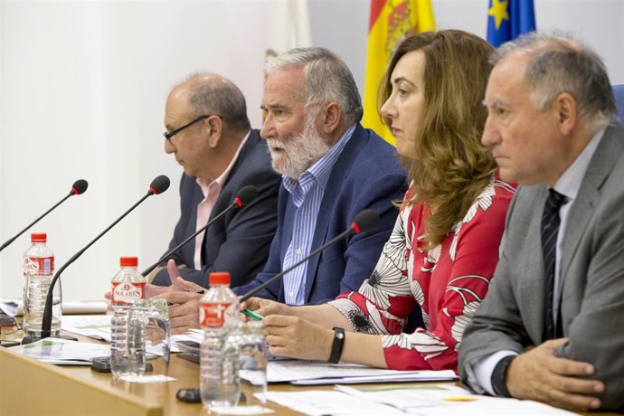 El consejero y parte de su equipo