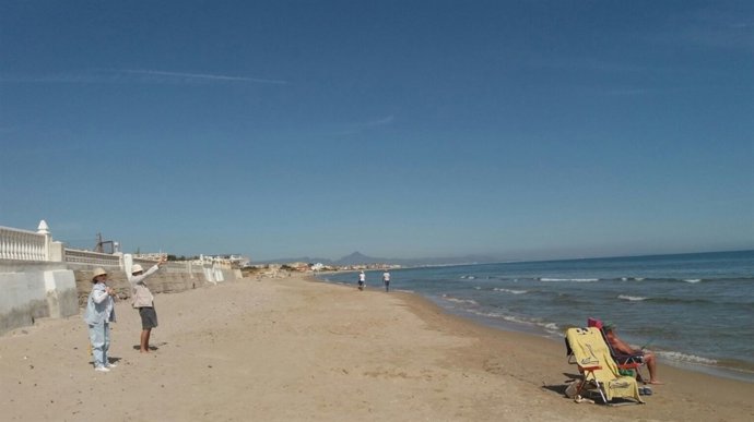 Alguna de las playas afectadas entre las comarcas de La Safor y la Marina Alta