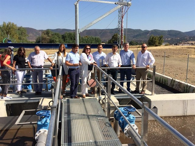 Nueva depuradora de Aroche (Huelva).