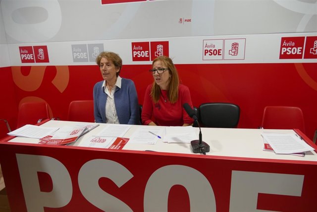 La candidata a la secretaría general del PSOE de Ávila, Carmen Iglesias