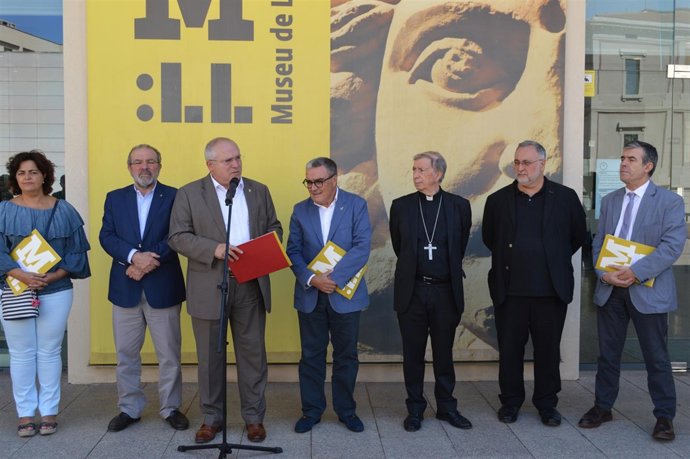 El conseller de Cultura, Lluís Puig, se ha reunido con el Museo de Lleida.