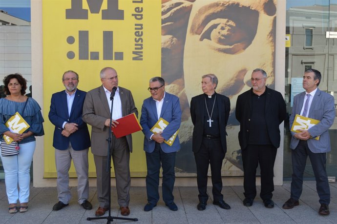 El conseller de Cultura, Lluís Puig, s'ha reunit amb el Museu de Lleida.