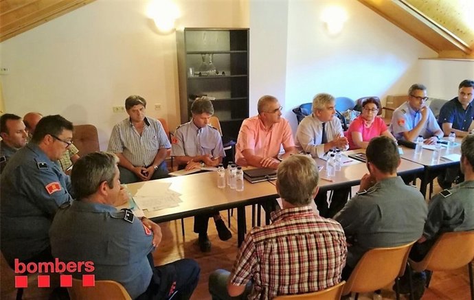 Reunió sobre els bombers a Pont de Suert, Lleida