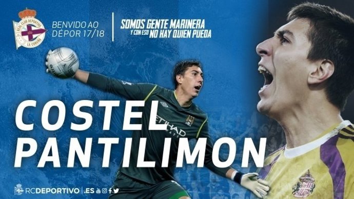 Costel Pantilimon, nuevo jugador del Deportivo