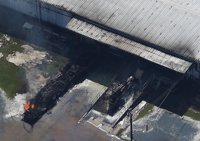 Registrado un incendio en la central química afectada por las inundaciones en Texas