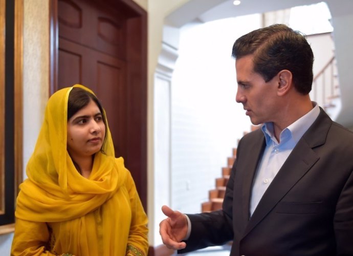 Malala y peña nieto