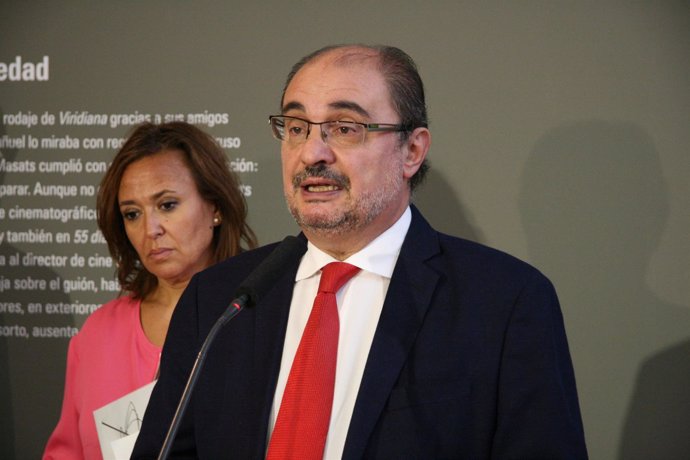 El presidente del PSOE-Aragón, Javier Lambán.