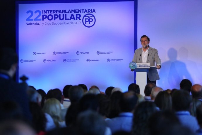 Rajoy en la Interparlamentaria del PP a Alboraia