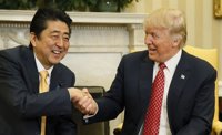 Abe coincide con Trump en que la cooperación entre sus países es necesaria ante la amenaza norcoreana