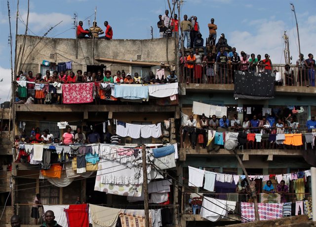 Barrio chabolista de Mathare, en Nairobi, Kenia
