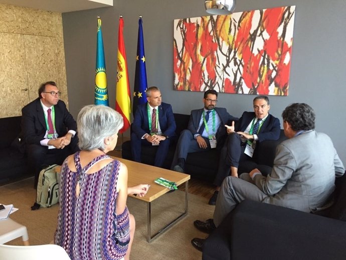 Delegación málaga embajador kazakistan astaná expo universal