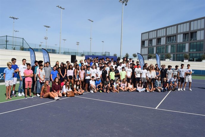Alumnos de la Academia Rafa Nadal