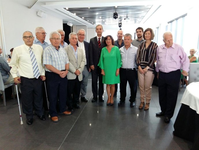 Broto ha asistico al acto de la Asociación de la Tercera Edad de Binéfar.