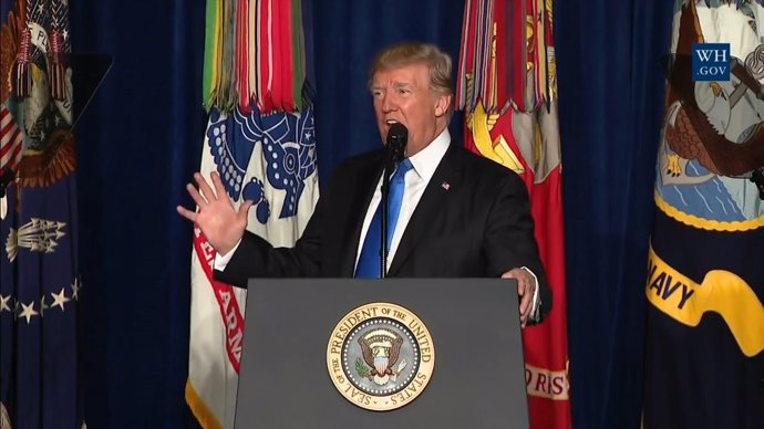 Trump anuncia nueva estrategia militar en Afganistán