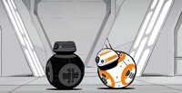 Star Wars Los últimos Jedi: BB-8 conoce a su gemelo oscuro en este corto de animación