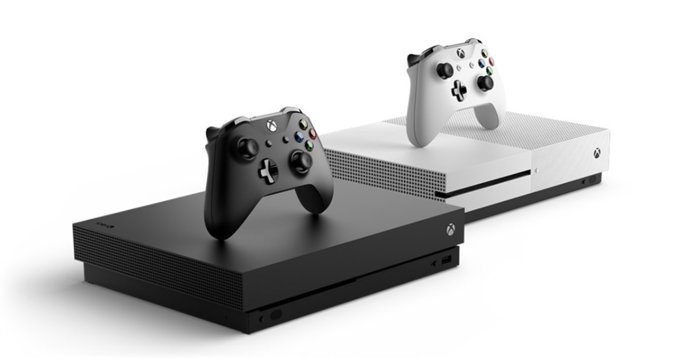 Xbox One en negro y blanco 