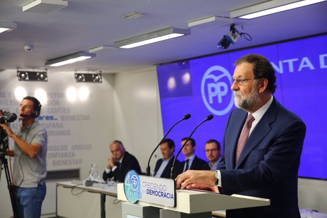 Rajoy interviene ante la Junta Directiva Nacional del PP