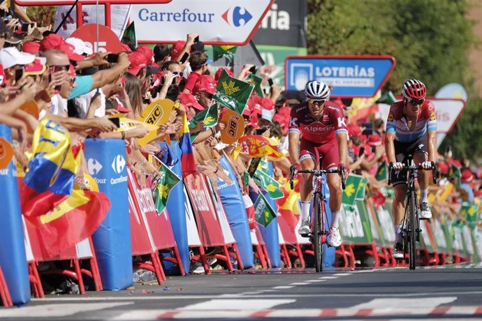 Tomares 01/09/2017 Vuelta Ciclista A España. La Vuelta. Etapa 13. Coín-Tomares.

