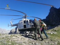 Rescatado en el Curavacas un montañero cántabro tras sufrir la luxación de un hombro