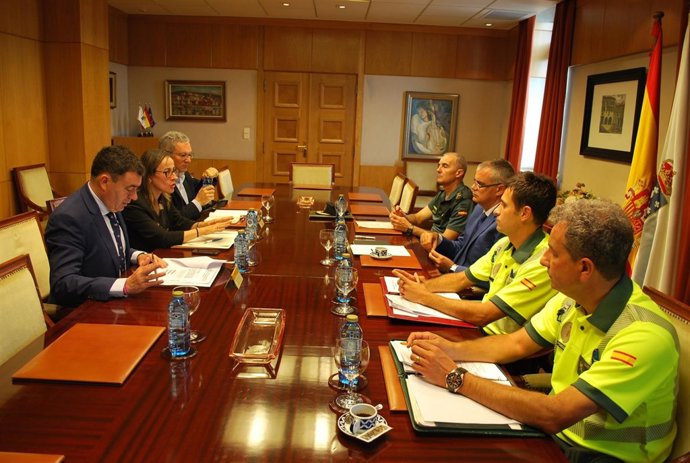 Reunión sobre transporte escolar