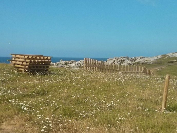 Estado actual de la senda costera de Cabo Mayor