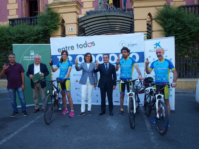 Rosa Aguilar, con 'Reto 12 millones de pedaladas'