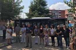 Inauguración de la nueva línea de autobús entre Sant Andreu y Castellbisbal