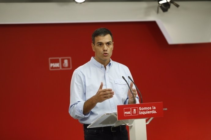Rueda de prensa de Pedro Sánchez tras la reunión de la Ejecutiva Federal