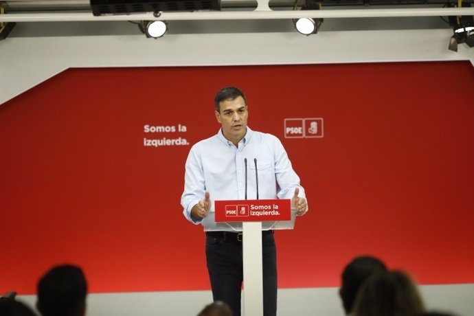 Rueda de prensa de Pedro Sánchez tras la reunión de la Ejecutiva Federal