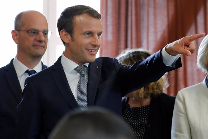 El presidente de Francia, Emmanuel Macron