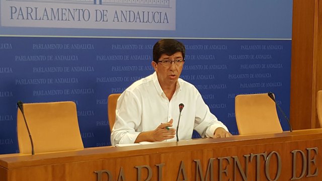 Juan Marín, hoy ante los medios