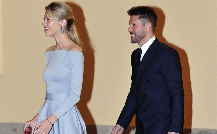 Carla Pereyra y Diego Simeone