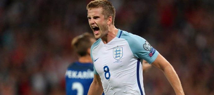 Dier celebra el empate de Inglaterra ante Eslovaquia