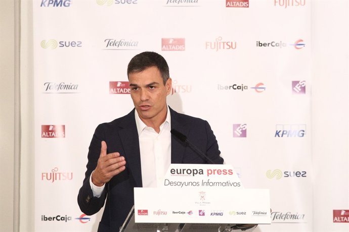Esmorzar Informatiu d'Europa  Press amb Pedro Sánchez
